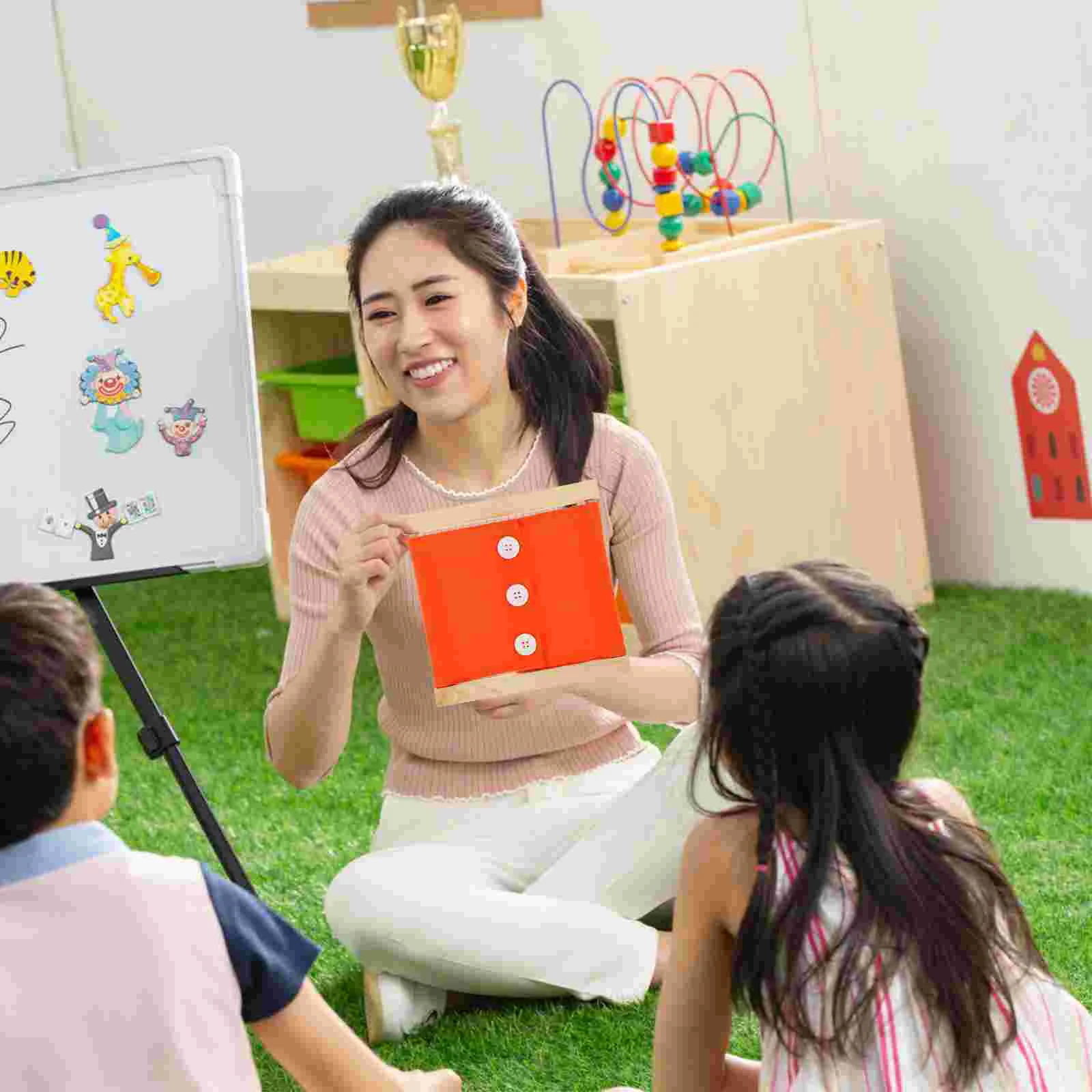 

Teaching Aids Make up Dressing Practice Child Infant Toys Children's Educational Toddler Wooden Life Skill Kindergarten Sensory