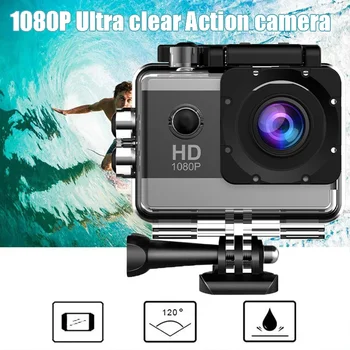 Action Camera 1080P/30FPS 2.0 In schermo IPS 170 ° casco impermeabile subacqueo registrazione Video telecamere sportive camma digitale esterna