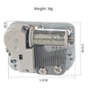 Mini 18 Tones Music Box Movement, DIY Musical Box Accessories, Clockwork Type Music Movemen, Toy Assembly Materialst 6