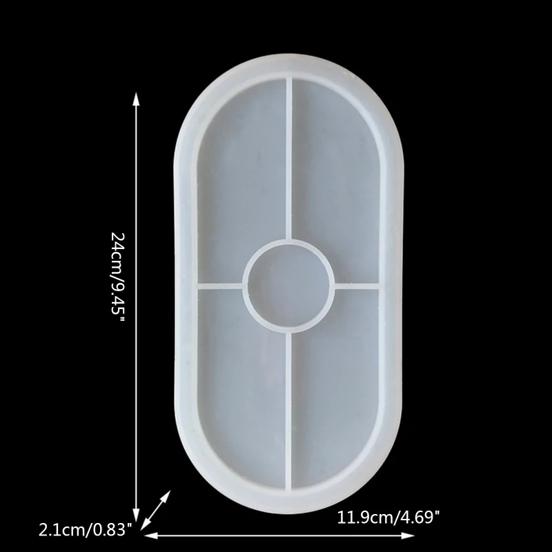 Moule à modeler - masse,Moule à colle en résine époxy  cristal,ovale,carré,dispositif hydroponique,Tube à essai- [OHI0019]-1