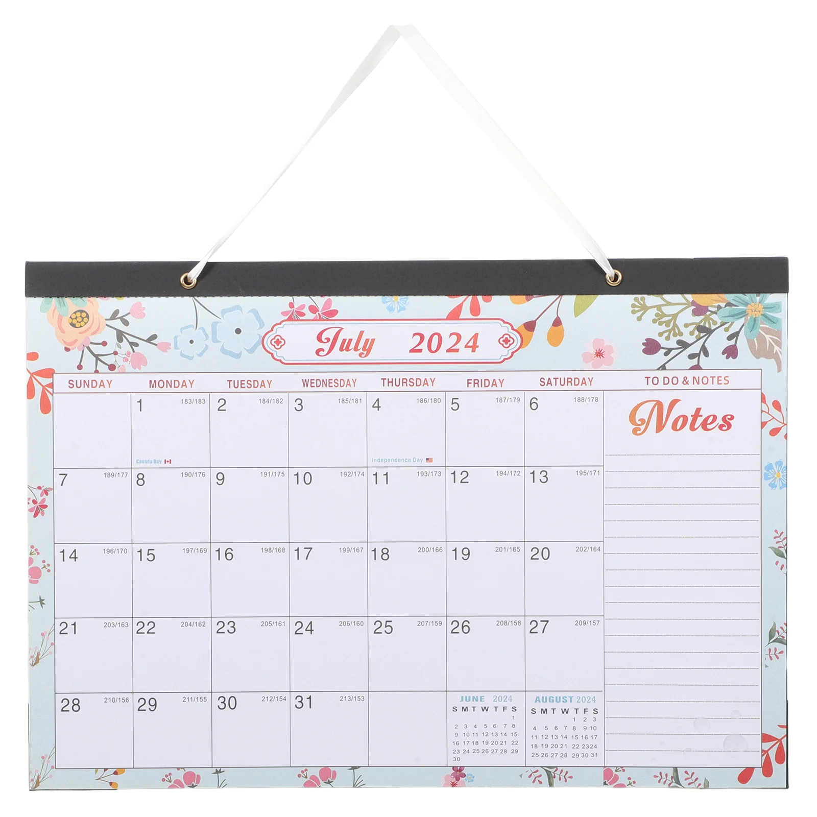 

Desktop Calendar Delicate Wall Fridge Magnet Hanging Year Planner Office Double Offset Paper for Holiday
