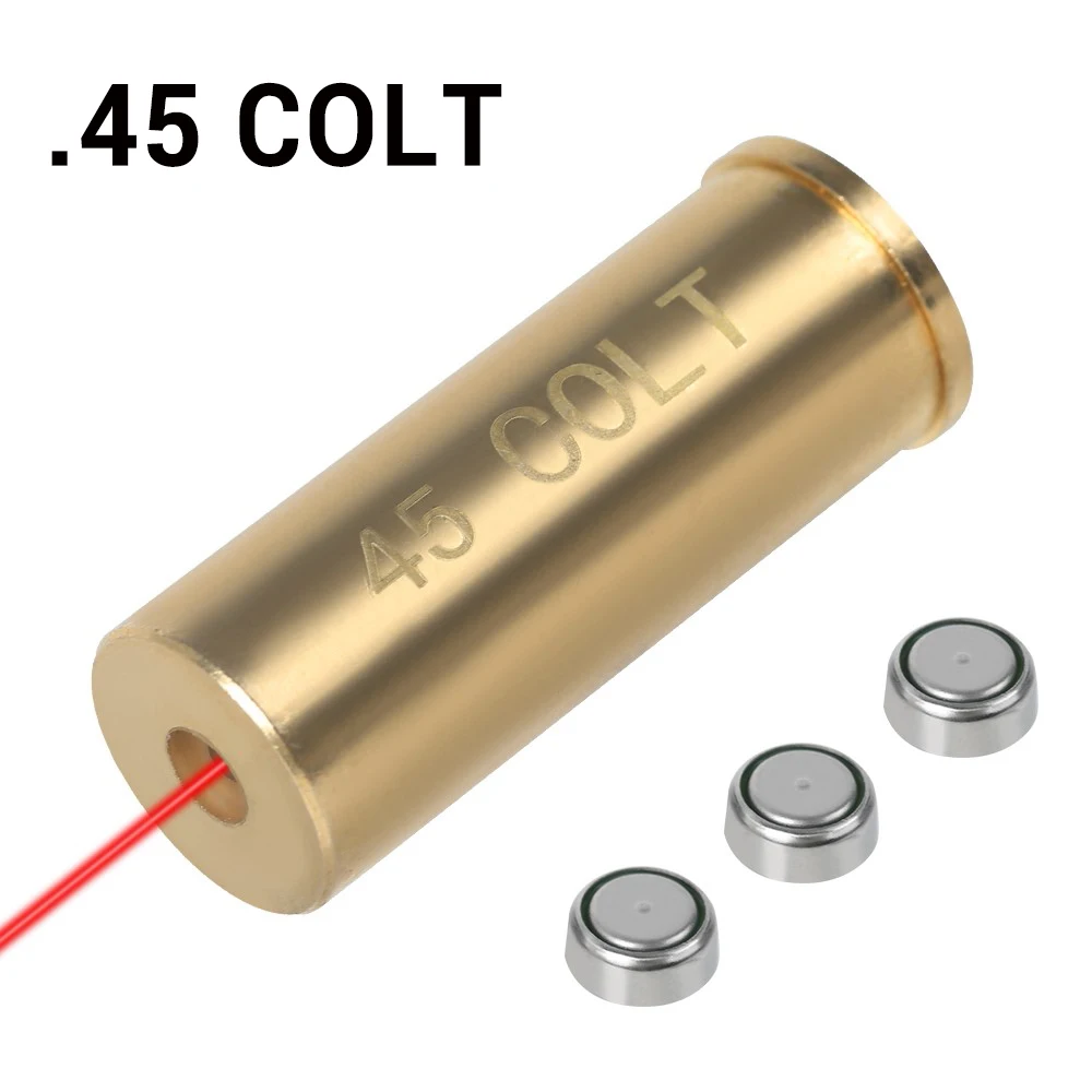 Tactical .45 Colt Bore Sight Laser Cartridge Bore Sighter Shot Gun Boresighter Lazer Zeroing for
