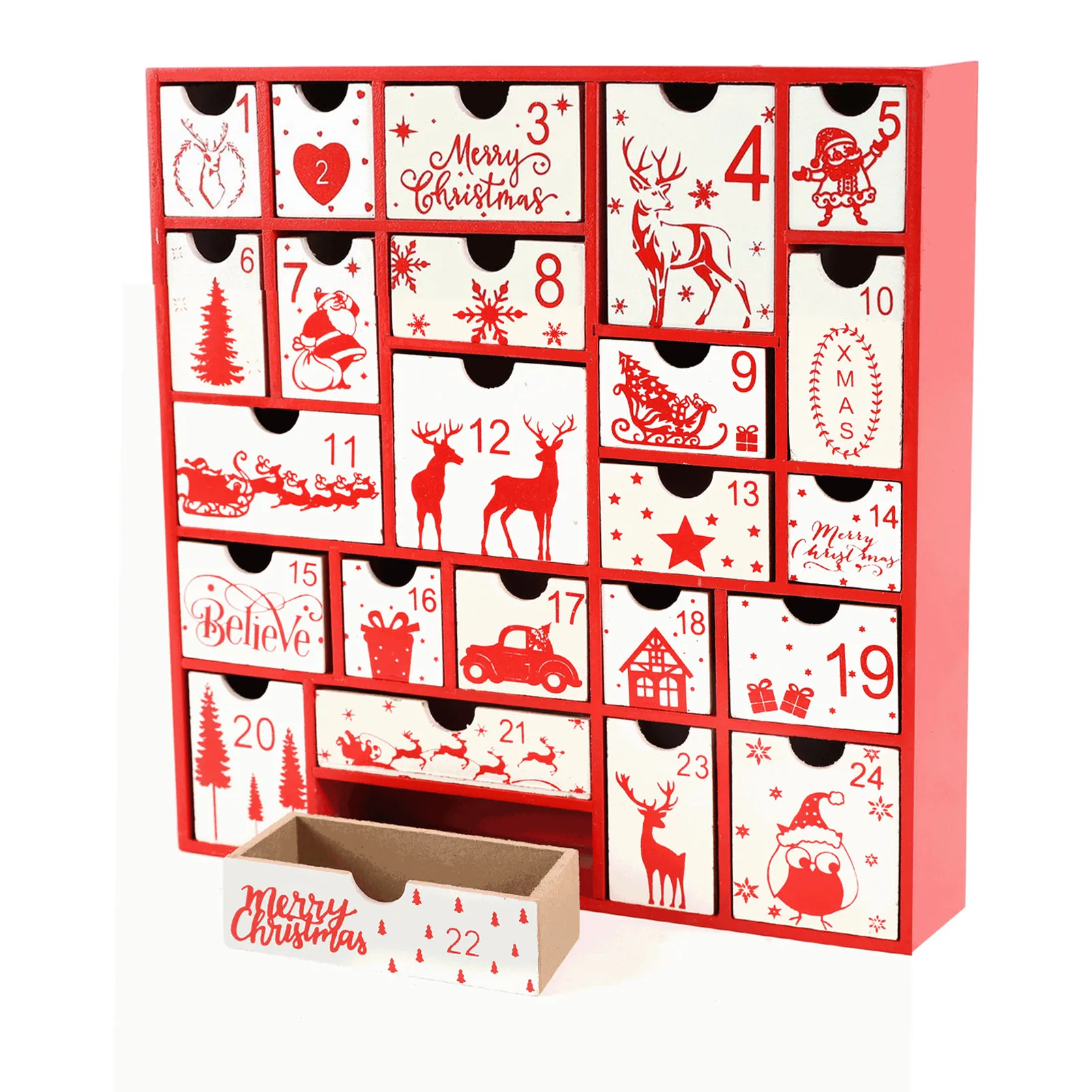 Christmas Advent Calendar Boxes 24 Days | Christmas Advent Calendar Gift  Candy - Advent Calendars - Aliexpress