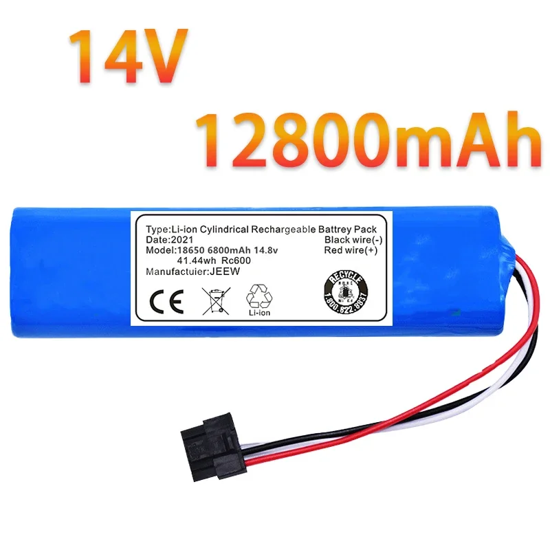 

High Capacity 14.8 V 12800mah 18650 Lithium Battery for VIOMI V2 Pro,VRVCLMB21B,Xiaomi STYJ02YM