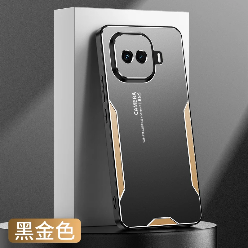Luxury Metal Matte Camera Protection Hard Acrylic Case - Anti-fall Cover
