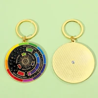 Color Wheel Keyring for Painters, Interactive Keychain, Art Keychains, Gifts 4