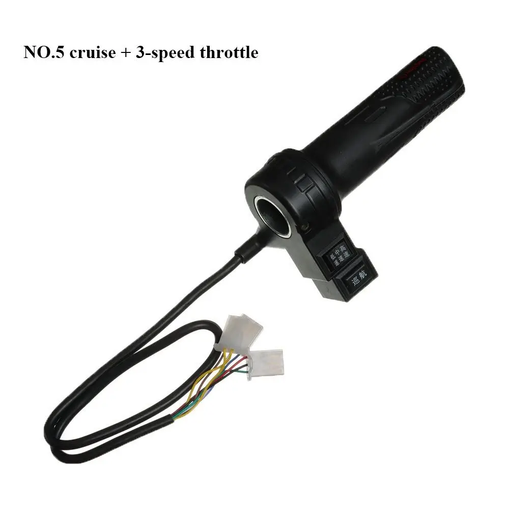 Versatile Electric Bike and Scooter Twist Throttle Grip - Black