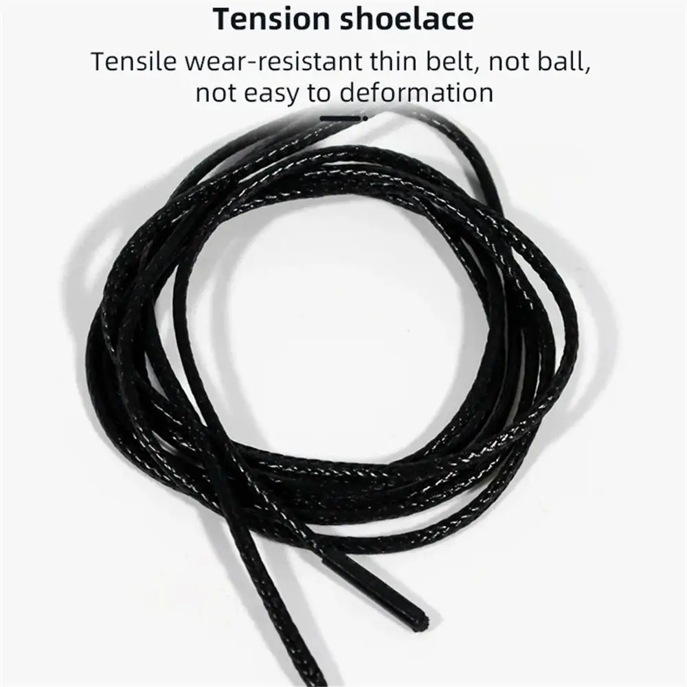 1Pair Thick Rope Swivel Buckle Laces Quick Lock Easy Installation Automatic Shoelaces Quick Lock Shoestrings Children Adults