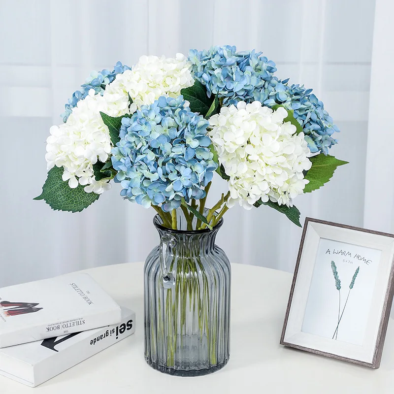 

High-end 3D printing home decoration hydrangea Christmas artificial flowers New Year flowers Wedding autumn decoration