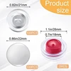 100 Sets Sewing Buttons Cover Kit 23Mm Metal For Art Crafts Sewing Notion Supplies, 7/8Inch Button Covers & Button Backs 6