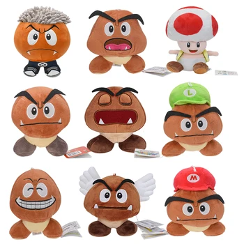 Mario Bros Plush Goomba Wing Goomba ken carson goomba Toad Stuffed Anime Animal Doll Plushie for Birthday Gift