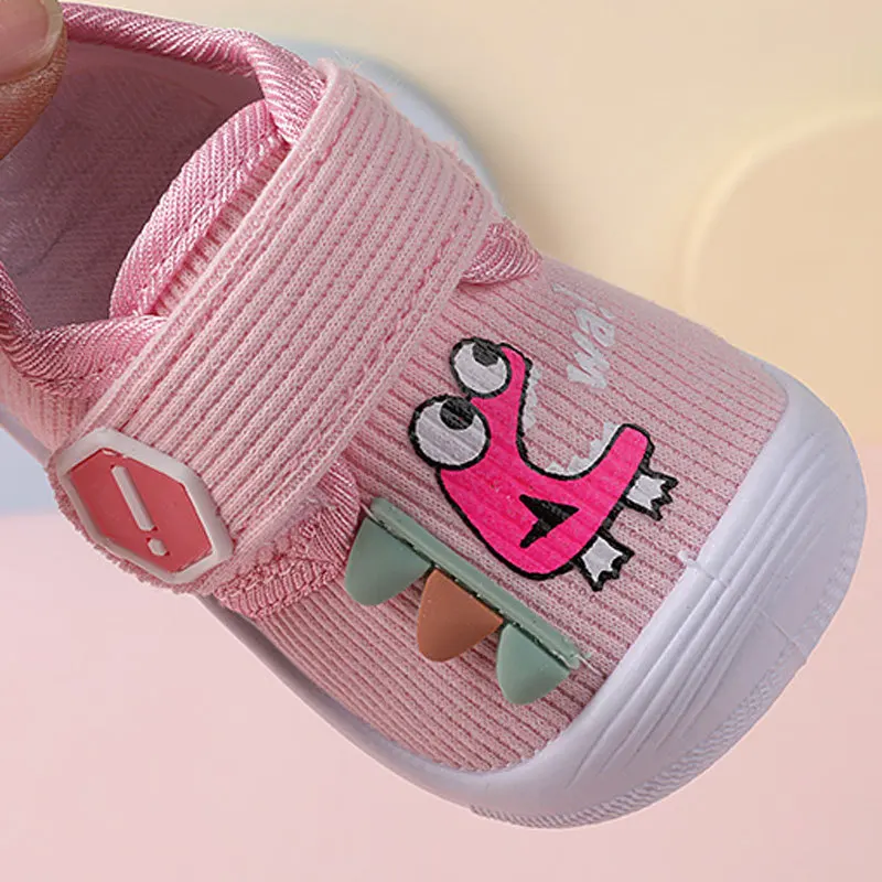 baby shoes sneakers shoes soft sole shoes 0-36 months infant toddler shoes walking with sound light baby girl pink cute shoes newborn boy soft sneakers cartoon print