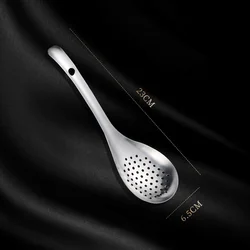 Premium 304 Stainless Steel Kitchen Strainer Colander Spoon Skimmer (S 23x6.5cm)