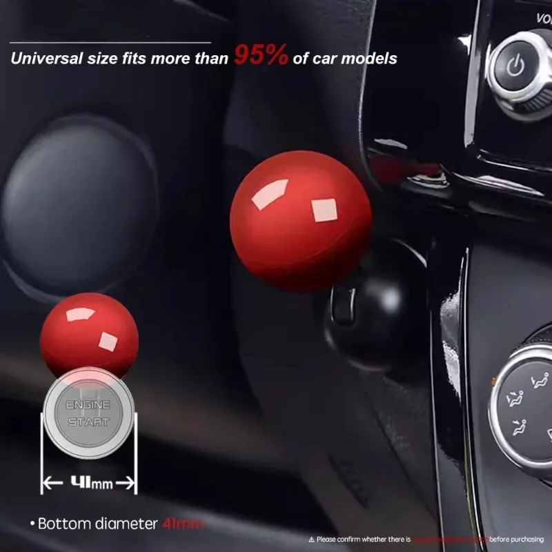 Car start button car start stop button Car Start Button Rocker Decor Ignition Start Stop Button Switch Joystick ABS Rocker car interior accessories