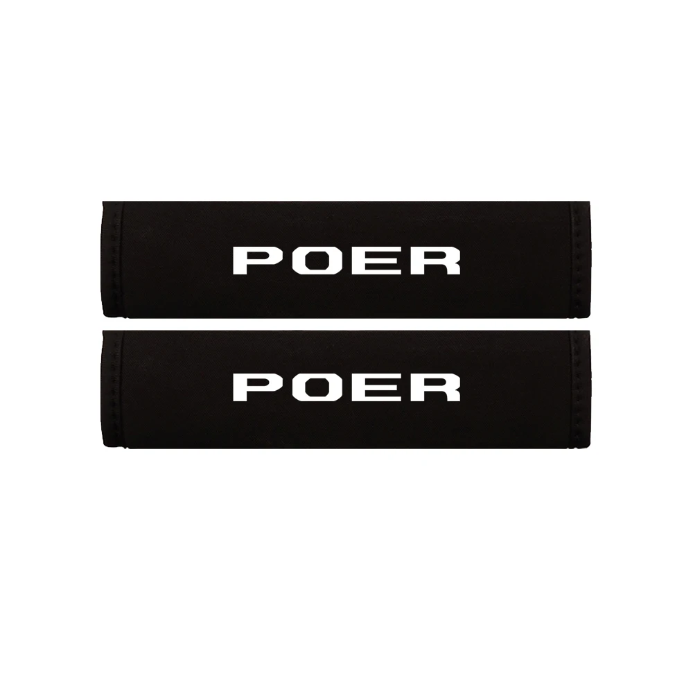 Car Seat Belt Pads Cover For Great Wall GWM Poer P11 P12 Ute Pickup Cannon Ruman Sucan Auto Interior Accessories