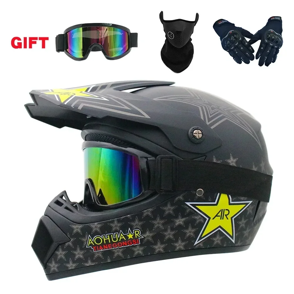 Full Face Motorcycle Helmet Off-road Motorbike Free Shipping Send 3 Gifts Downhill AM DH Cross Capacete Motocross Casco helmets 6