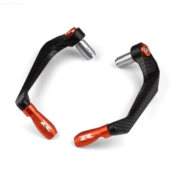 Motorcycle Handlebar Brake and Clutch Lever Protector Guard (Orange)
