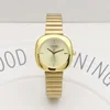 Simple Fashion Oval Bamboo Strap Women's Quartz Watch 1