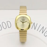 Simple Fashion Oval Bamboo Strap Women's Quartz Watch 1