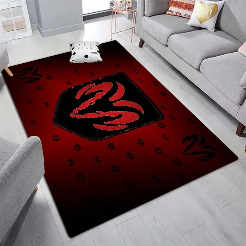 Dodge printing Carpets and Rug Fashion Muscle Car Carpet Living Room Bedroom Decorate Large Area Soft Carpet Kids Room Rug 5