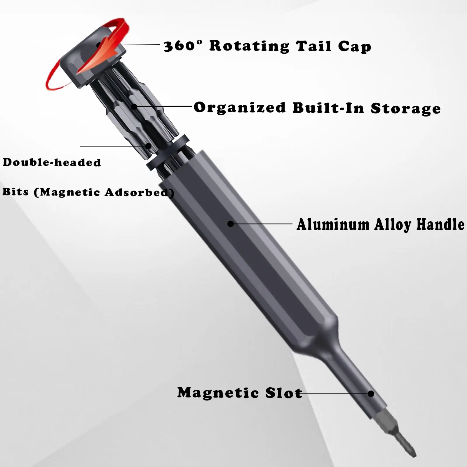 Precision Screwdriver Set 27 in 1 Mini Portable Phillips TOrx Magnetic Screw Driver Head for Cell Phones Watches Computers