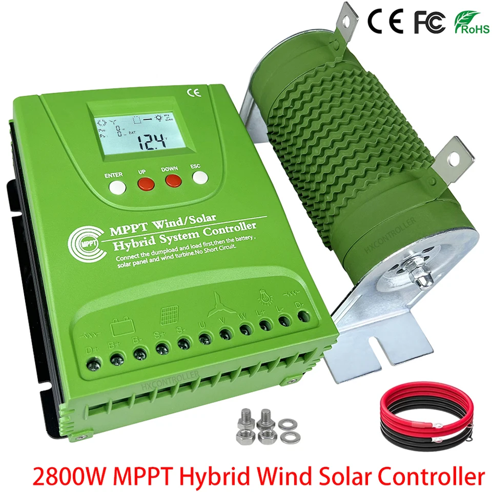 ANXYYDS Wind-Solar-Hybrid-Laderegler 2000W-6000W - MPPT Technologie Für 12V/24V/48V Systeme