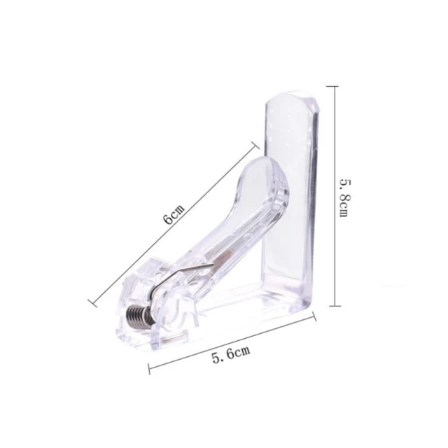 4 db Műanyag Terítő Klipek Átlátszó Nem Csúszás Rögzítő Tartó Dekoratív Levélterület-Bilincs Asztal Borító Bilincsek - Image 6