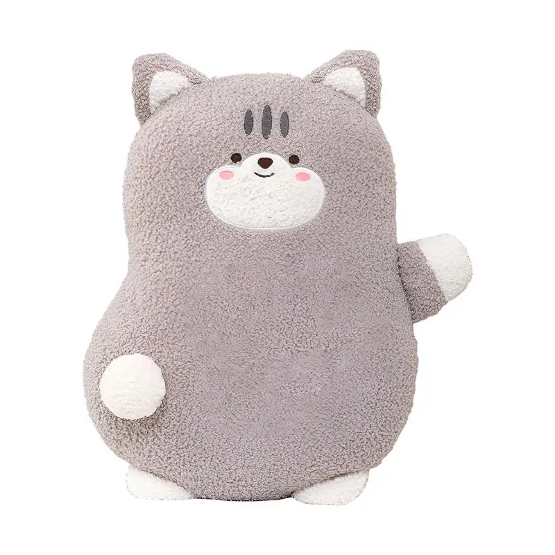 

Мягкая игрушка-Кот, детская игрушка, подушки 45 см, кошка, плюшевая фигурка, игрушки, пушистая игрушка-кот для дивана, спальни, украшение автомобиля