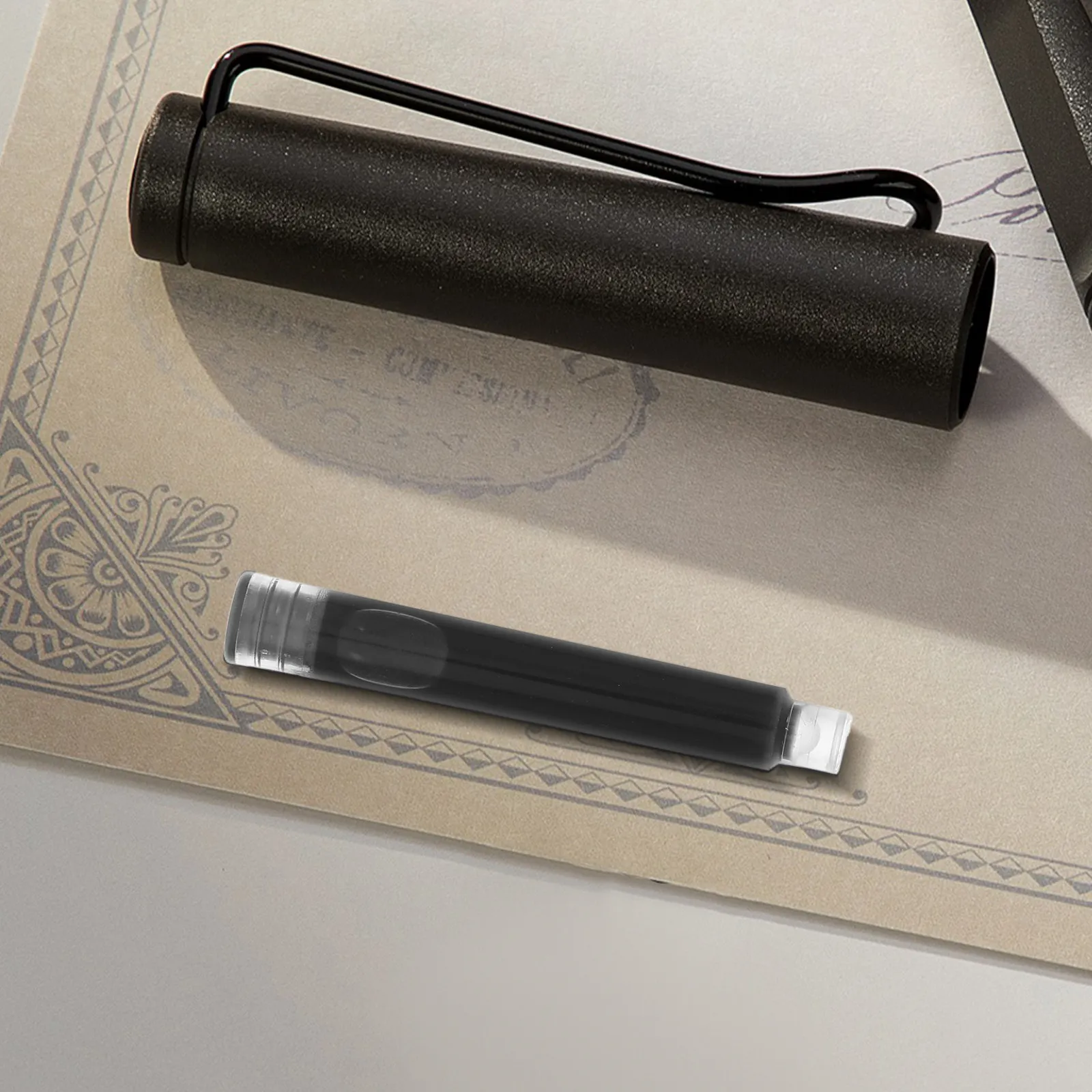 100Pcs 잉크병 만년필 지울 수있는 잉크 리필 부드러운 쓰기 사무실 학교 용품 만년필 리필 사무용품