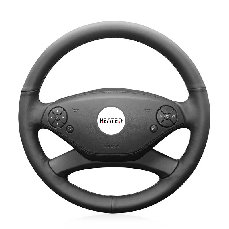 Braiding Cover For Steering Wheel Cover For Mercedes Benz S300 S350 S400 S500 S600 2010-2013 Cl-Class Hand Sew Steering Wrap