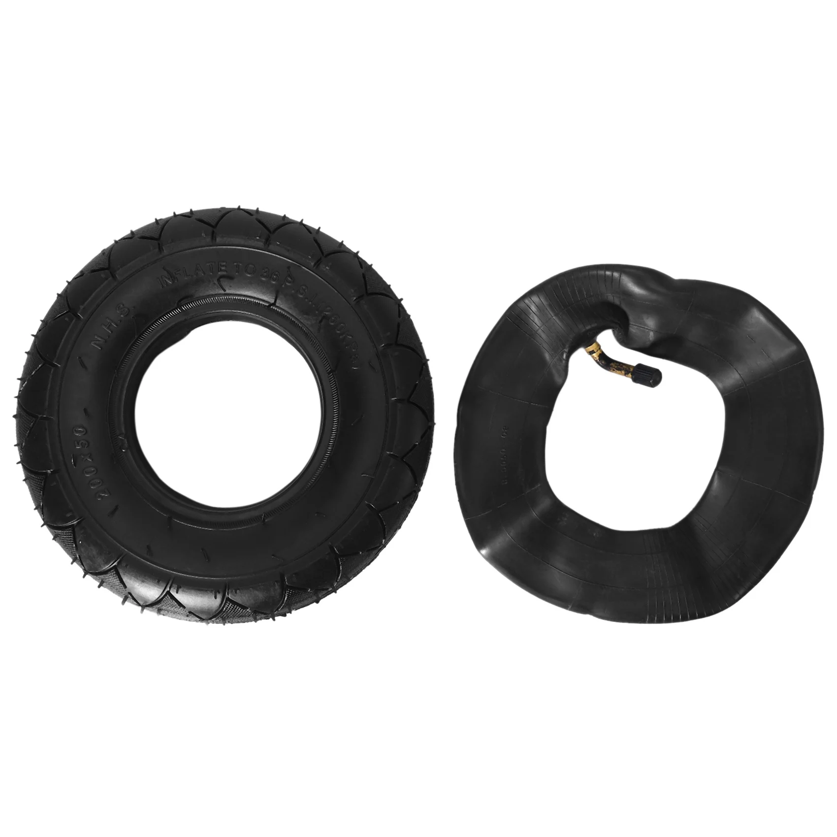 

Electric Scooter Tire & Inner Tube,200X50 Inflatable Tire for Razor E100, E150, E200, Power Core E100, Dune Buggy, EPunk