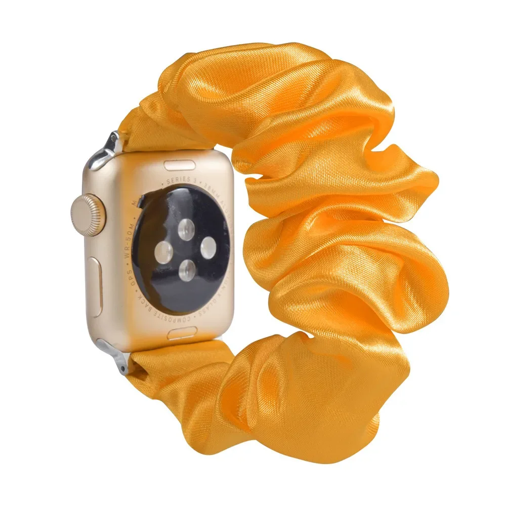 Enhanced Product Title: Stylish Adjustable Elastic Scrunchie Watch Band Strap