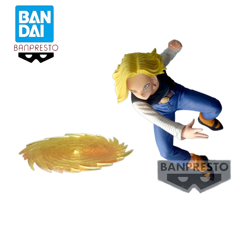 

Genuine Original Banpresto Android 18 DRAGON BALL Action Anime Figure PVC 13CM Collectible Model Dolls Statuette Ornament Gifts