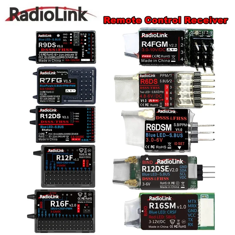 Récepteur Drone Radiocommande R12DS R12DSE R6DS R6DSM R12F R16F R16SM R9DS