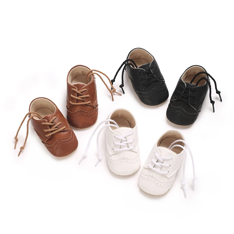 Newborn Baptist Anti-slip Soft Bottom Indoor Baby Boys and Girls Casual Shoes