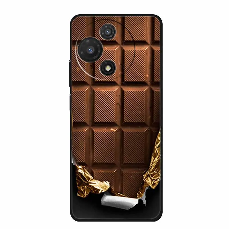 Shockproof Black Silicone TPU Soft Back Cover - Durable Phone Case