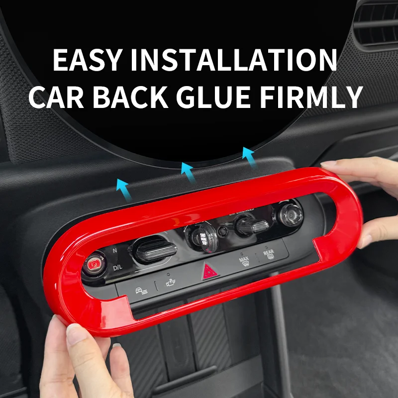 미니 쿠퍼 E/SE J01 EV J05 U25 F65 F66 F67 Countryman 2024 2025 자동차 중앙 제어 버튼 프레임 커버 스티커 액세서리