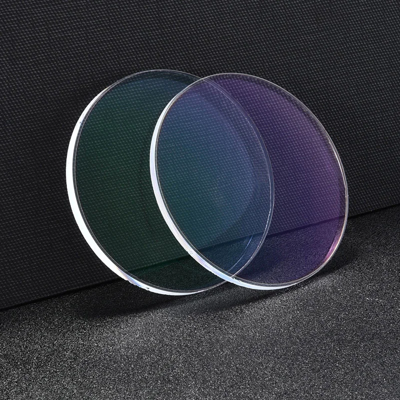 1.56 1.61 1.67 1.74 Index Aspheric Green Coating Prescription Eyeglasses Fame Lenses Anti UV 400 Reflect Optical Glasses Lens