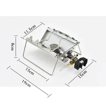 2800W Portable Folding Stove Camping Gas Stove Outdoor Hiking BBQ Travel Cooking Grill Cooker Cassette Gas Burner