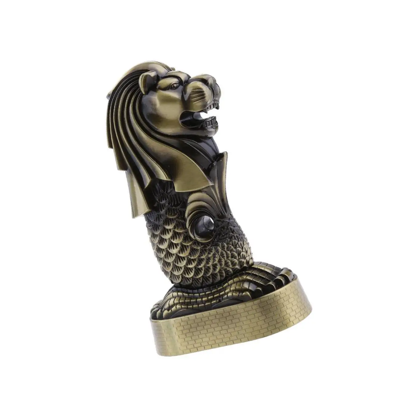 

High-end Metal Merlion Model Home Decoration For Singapore Lovers Non-toxic Alloy Desktop Gift