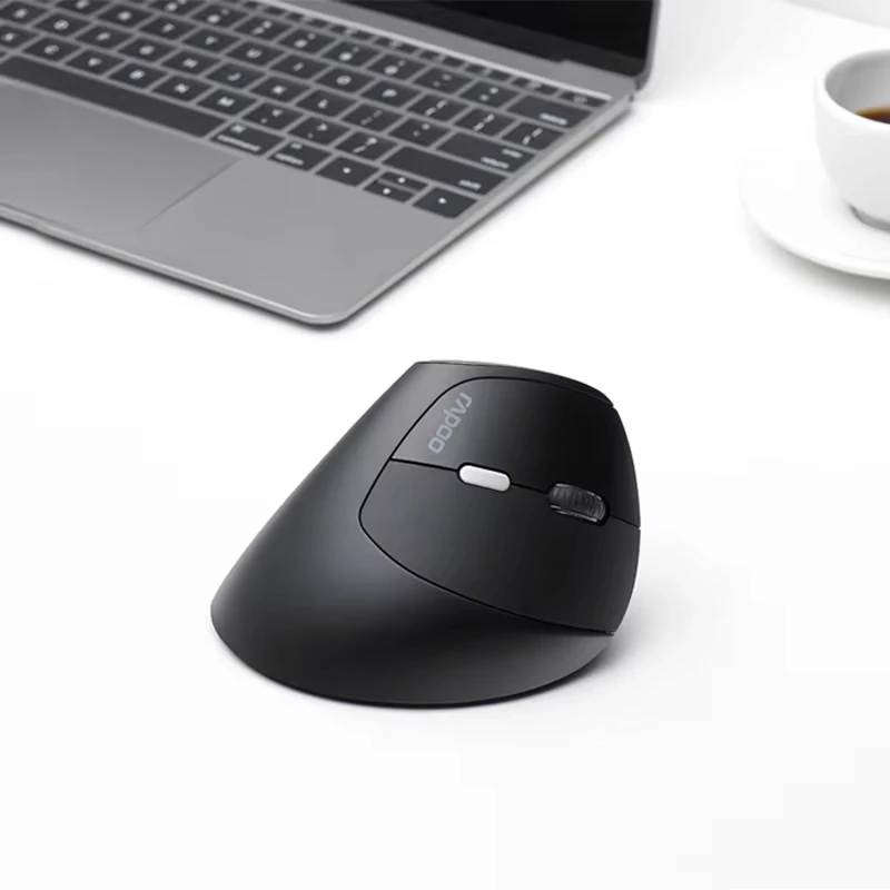 RAPOO MV20 Ergonomic Office Vertical Wireless Silent Mouse 6 Buttons 600/1200/1600 DPI Optical Mice For PC Laptop/Desktop