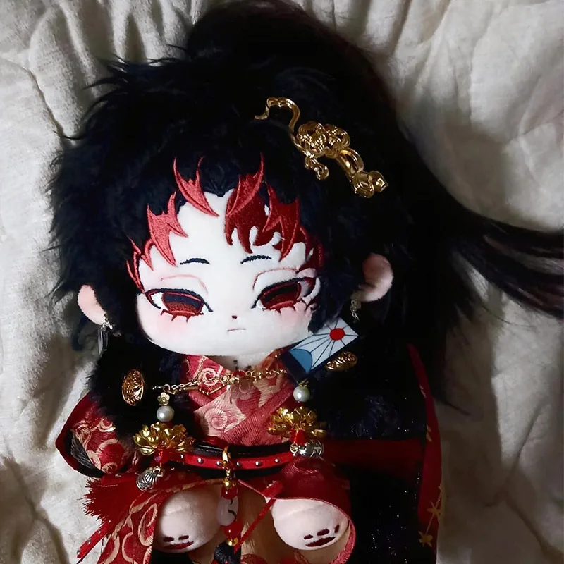 Мягкая Плюшевая Набивная игрушка для косплея Tsugikuni Yoriichi с аниме ролевым рисунком, 20 см, наряд из хлопка, плюшевая подушка, игрушки, подарок