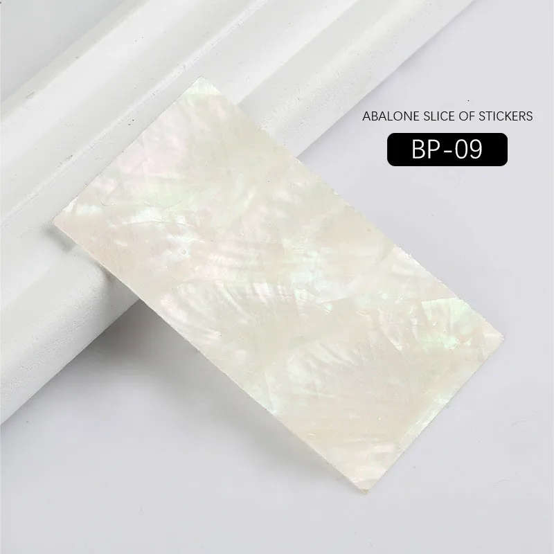 3D Abalone Shell Slice Nagelaufkleber Flocken, selbstklebende Abziehbilder, Maniküre DIY Nail Art, Gelpoliermittel Tipps Dekorationen – Detail 10