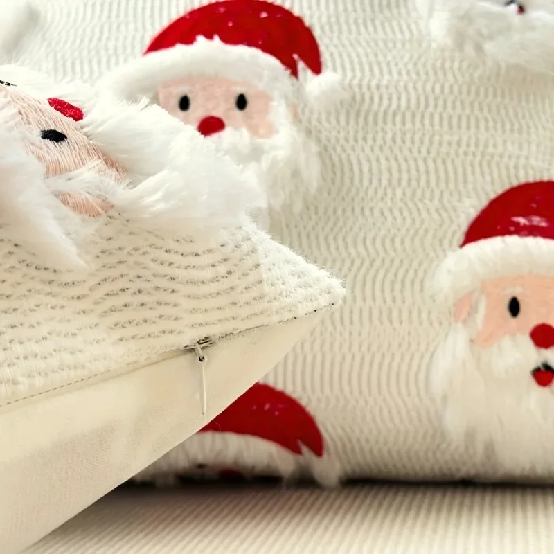 3D Santa Claus Pillow Cover 4