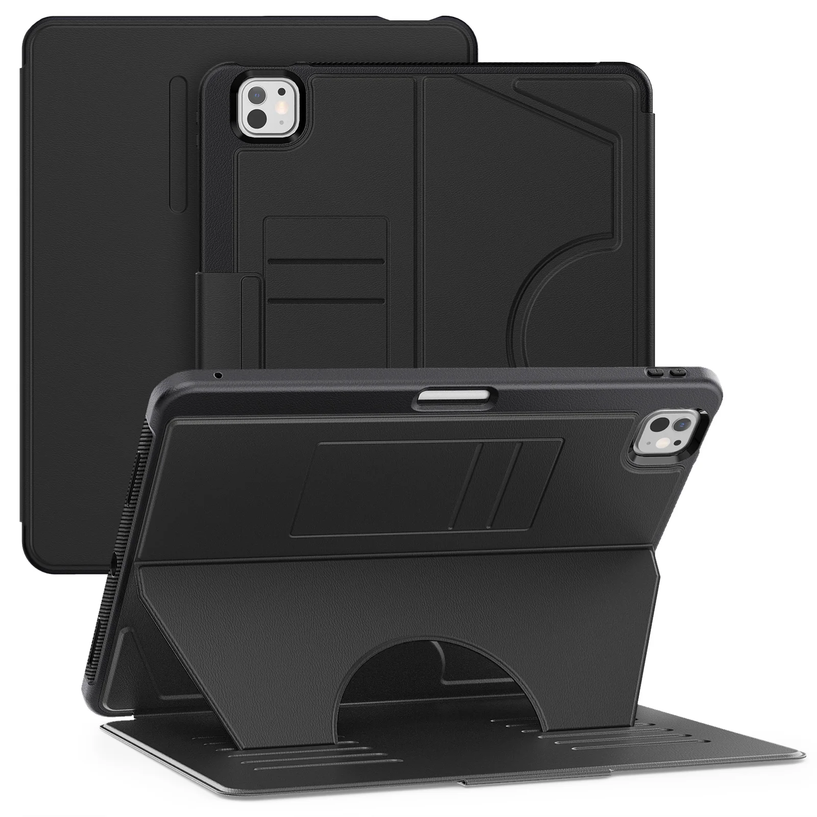 Premium Business Style Protective Magnetic PU Leather Tablet Case with Pen Slot