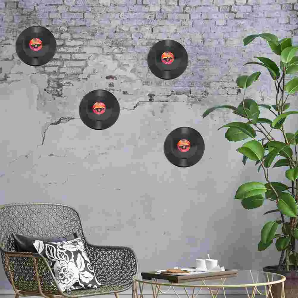 

Vintage Vinyl Records Retro Style Vinyl Wall Decorative Ornaments for Bar