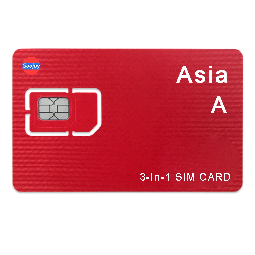 Asia Multi Country Travel Sim Card,india,sri Lanka,pakistan Prepaid