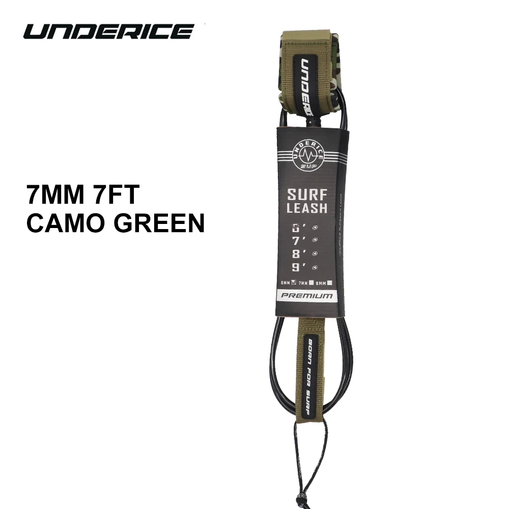 Premium Surfboard Leash: Durable TPU, Stainless Swivels,