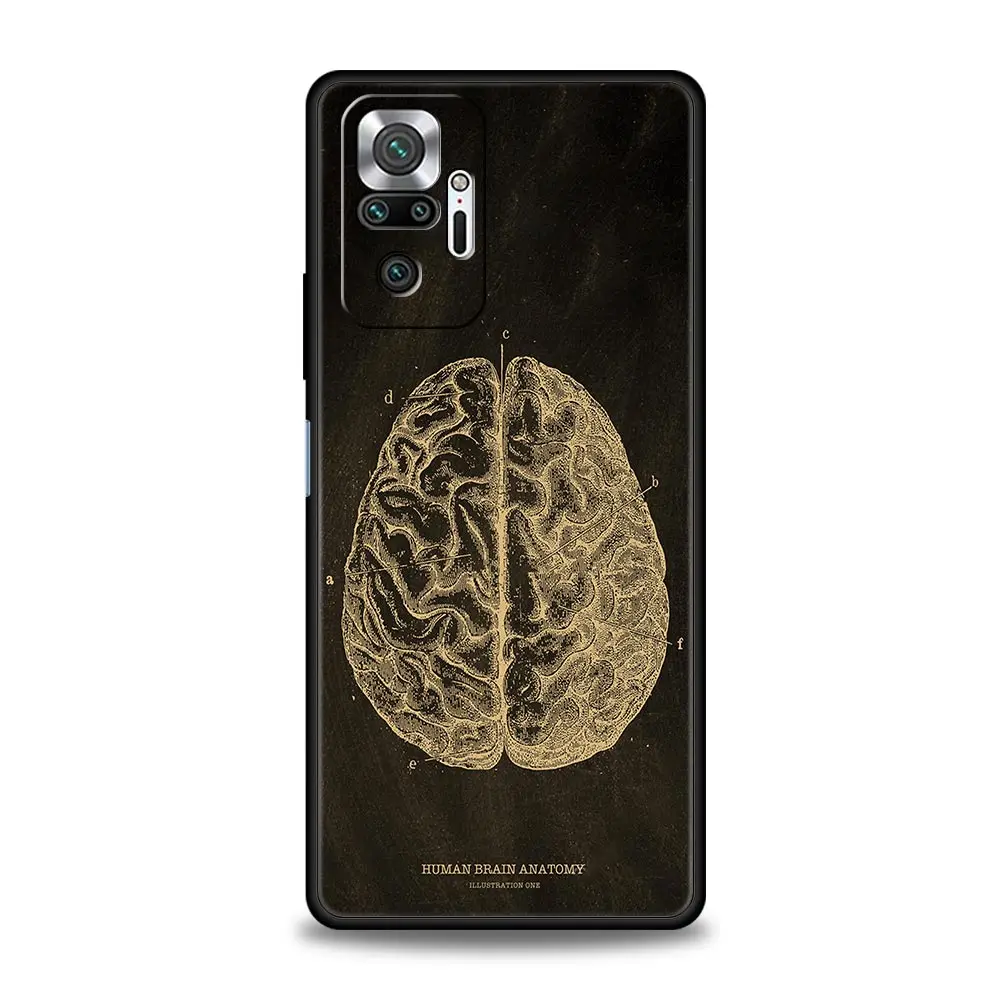 Anatomy Skeleton Chalkboard Heart Design Phone Case