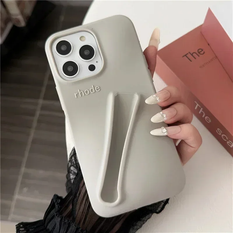thumbnail image 1 of Funda de teléfono de Roda para iPhone, lápiz labial, caja de moda, soporte portátil, brillo de labios, Ins Etui, 16, 15, 14, 13, 12, 11 Pro Max Plus, 1 of 5